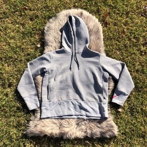 NIKE Womens Dri-Fit Veneer Quilted Training Hoodie SZ M